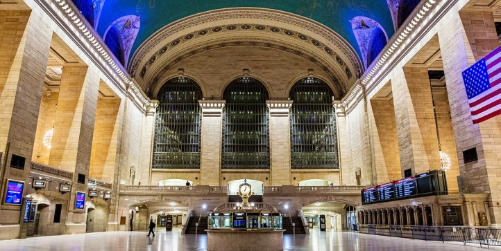 Grand Central Terminal, empty — photograph by Ahmer Kalam