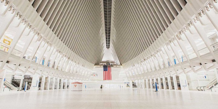 The Oculus at the World Trade Center — photograph by Ahmer Kalam