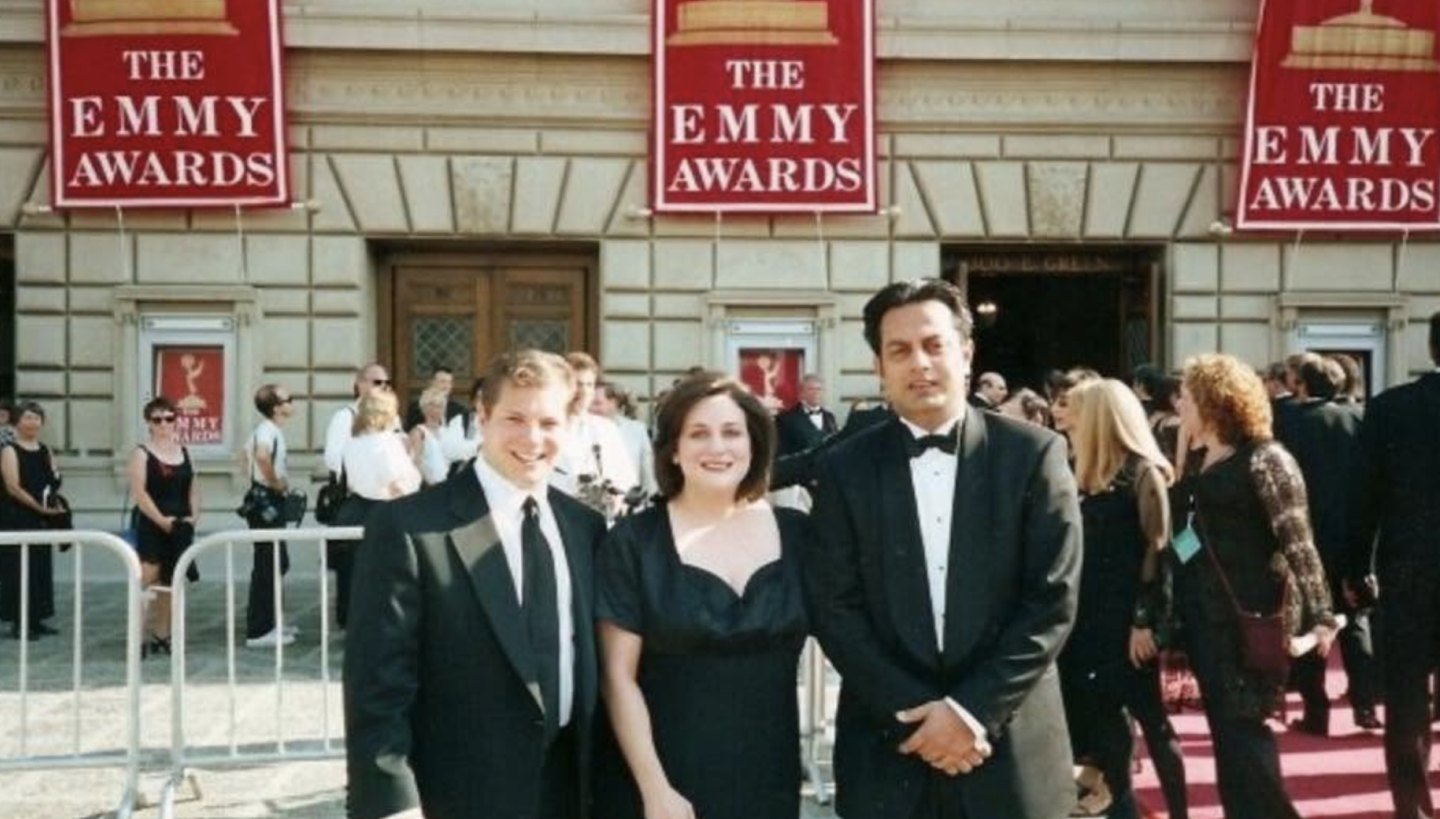 Ahmer Kalam on the red carpet at the Emmy Awards